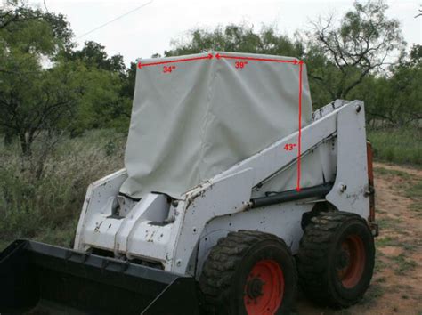 bobcat skid steer cover on sales|tractor trailer skid steer covers.